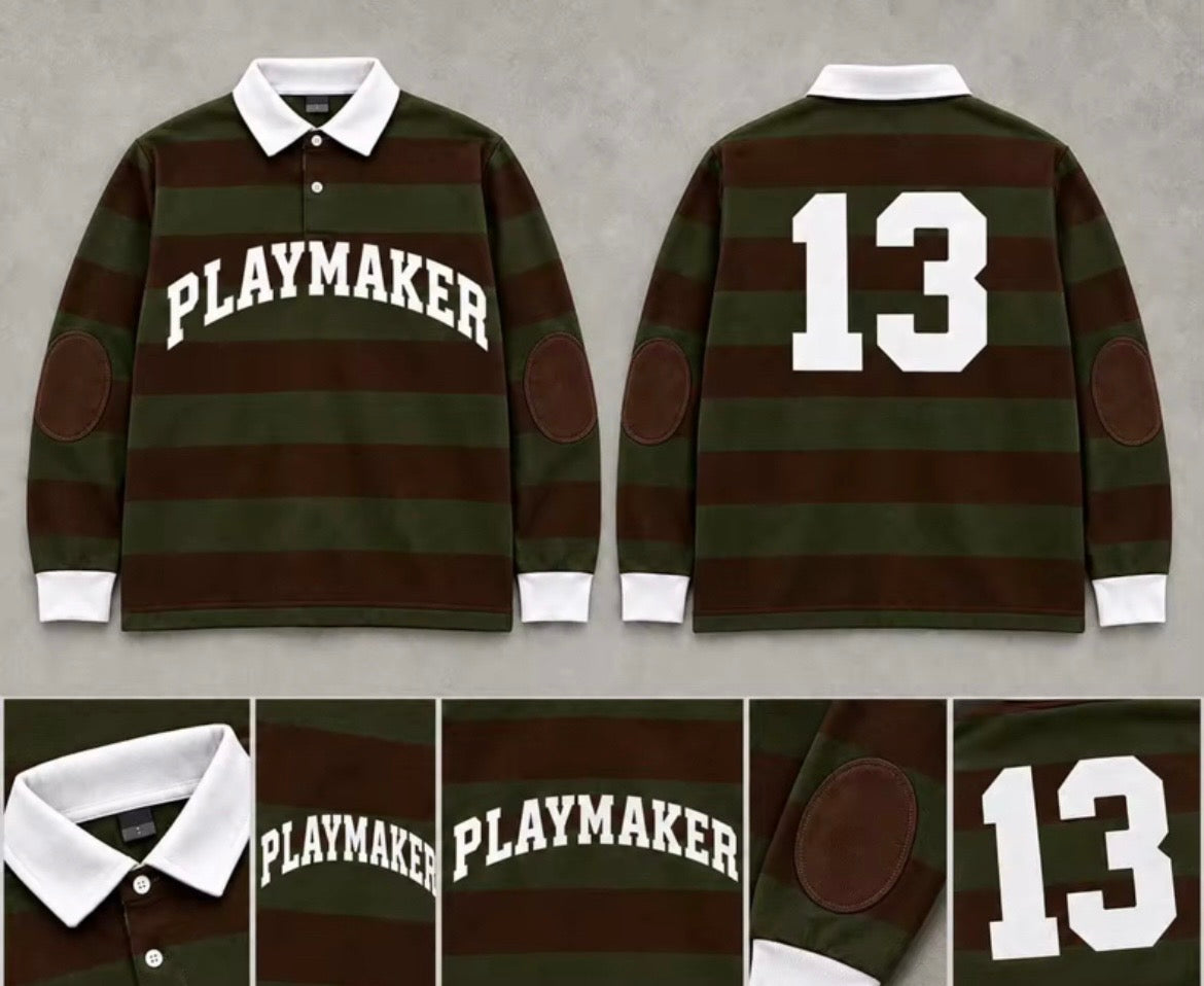 Long Sleeve Rugby Polo